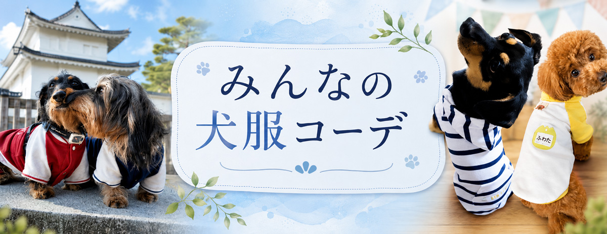 みんなの犬服コーデ
