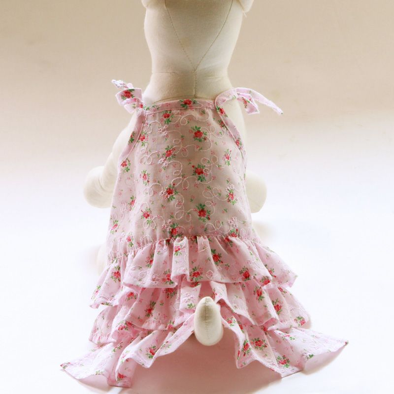 小型犬服 型紙] 三段フリルキャミソール | 犬服通販ドッグピース