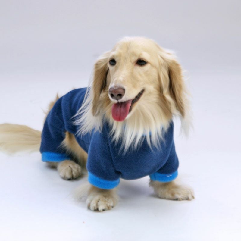 カット版・小型犬服型紙] ハイネック長袖カバーオール | 犬服通販