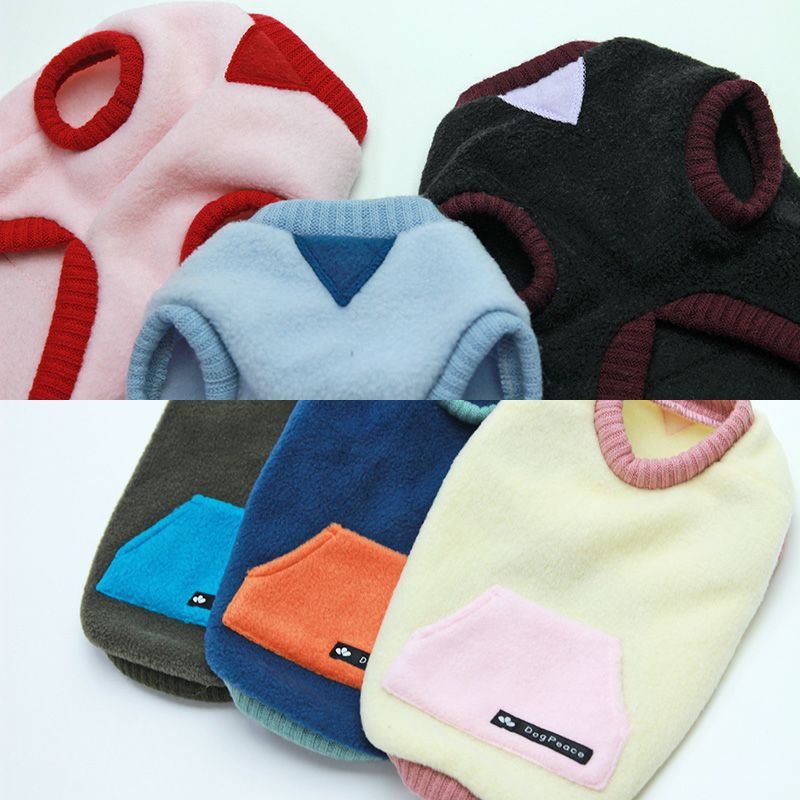 カット版・小型犬服型紙】 カンガルーポケット付きベスト | 犬服通販