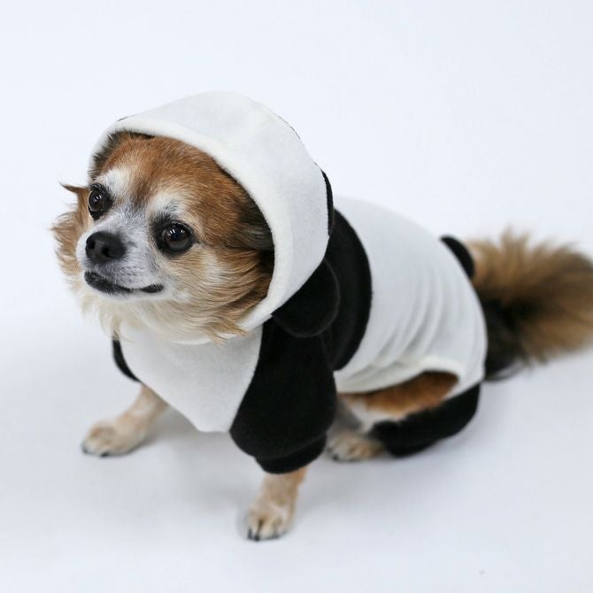 フリース着ぐるみパンダカバーオール | 犬服通販ドッグピース