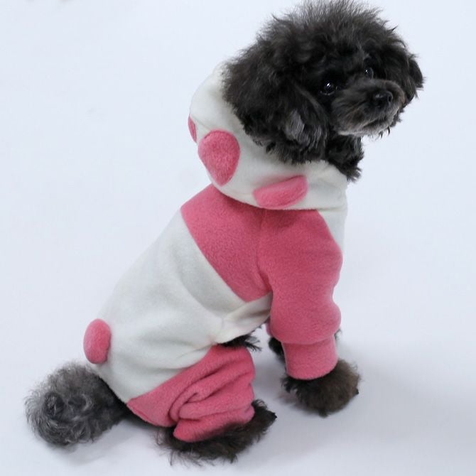 フリース着ぐるみパンダカバーオール | 犬服通販ドッグピース