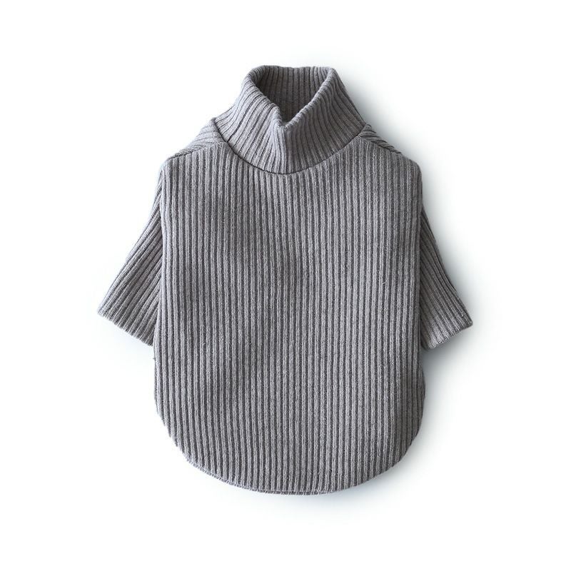 ロングスリーブ・タートルネック・リブカットソー | 犬服通販ドッグピース
