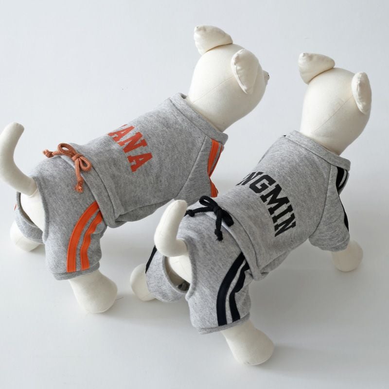 予約限定ウェア]ウィードッグス！お名前ジャージラインカバーオール