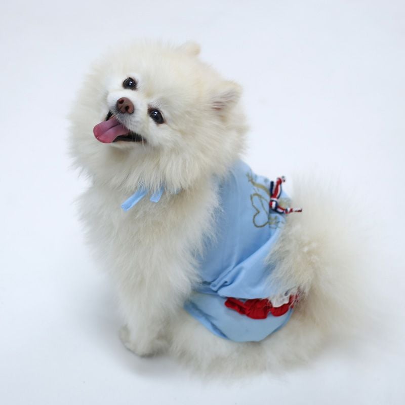 クールMAXトリコロールバルーンPARISロンパース | 犬服通販