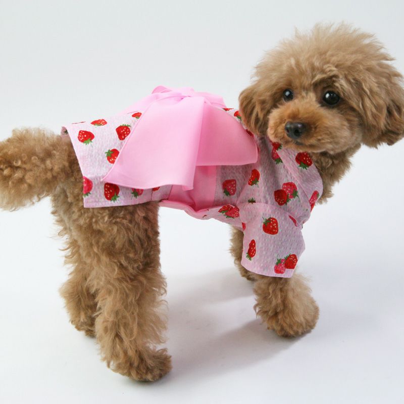 プリント版・小型犬服型紙】ワンタッチ浴衣 | 犬服通販ドッグピース