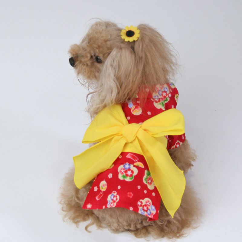 プリント版・小型犬服型紙】ワンタッチ浴衣 | 犬服通販ドッグピース