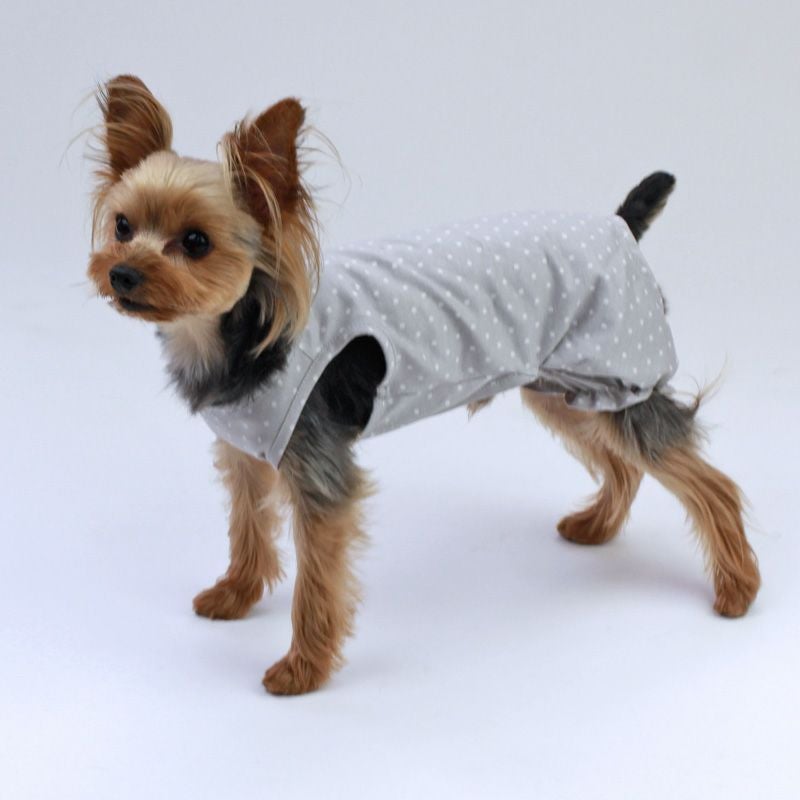 プリント版・小型犬服型紙】ルームロンパース | 犬服通販ドッグピース