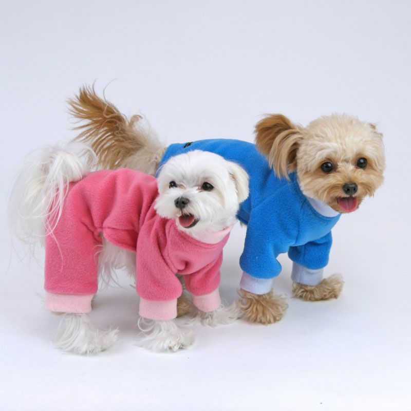 プリント版・小型犬服型紙】ハイネック長袖カバーオール | 犬服通販