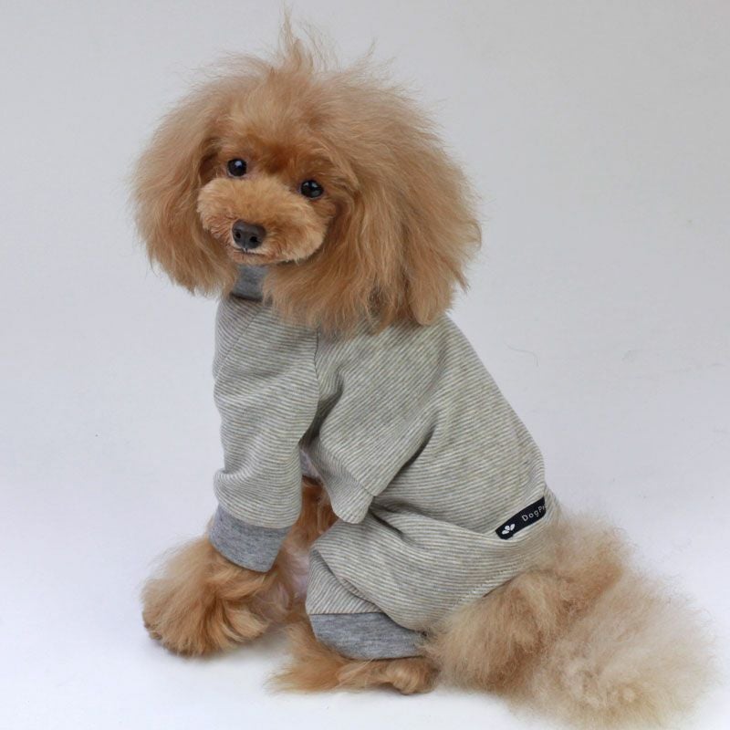 プリント版・小型犬服型紙】ハイネック長袖カバーオール | 犬服通販