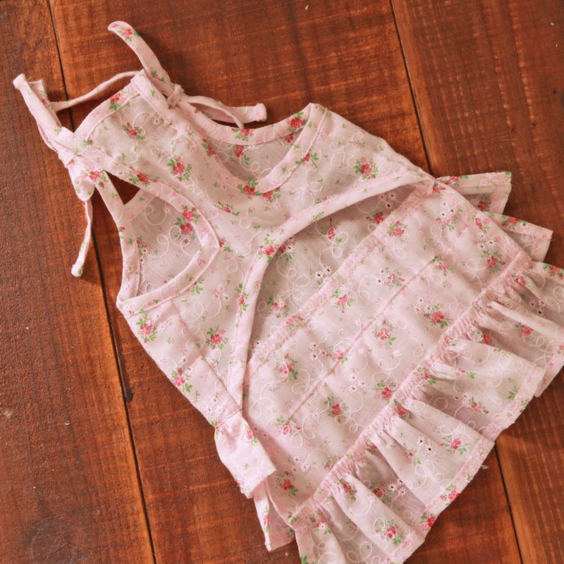 プリント版・小型犬服型紙】三段フリルキャミソール | 犬服通販ドッグ