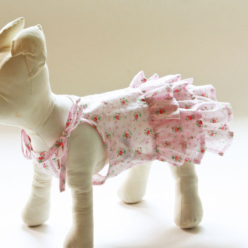プリント版・小型犬服型紙】三段フリルキャミソール | 犬服通販ドッグ
