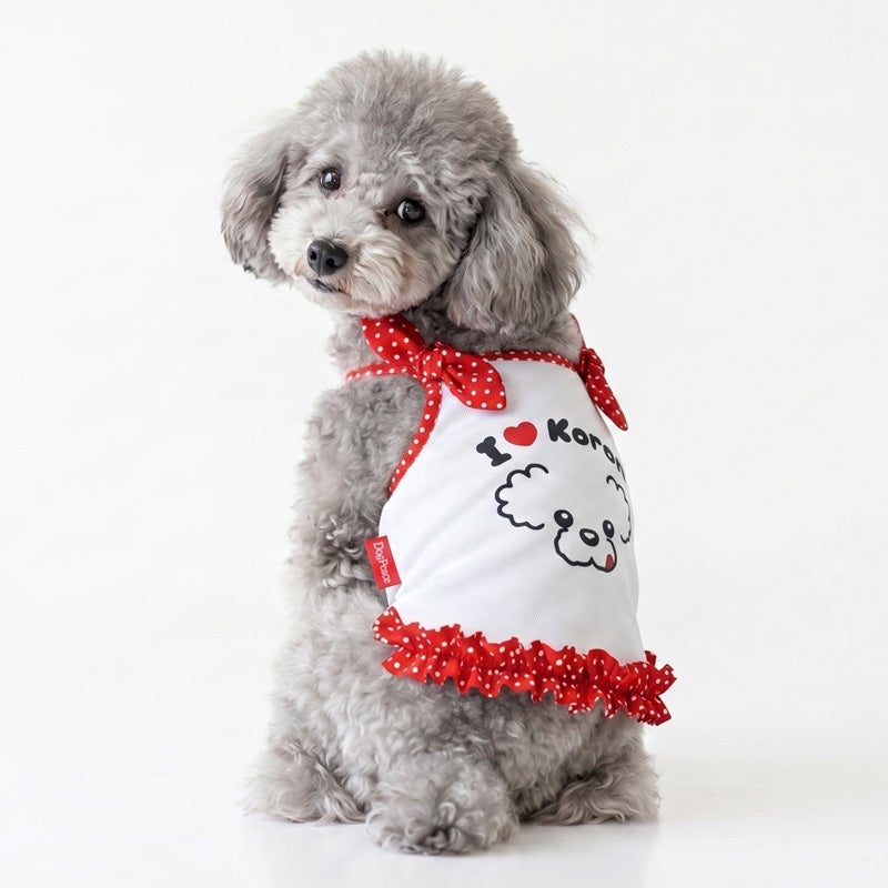 予約限定ウェア]お名前プリント・モスプルーフ防虫I LOVE DOG