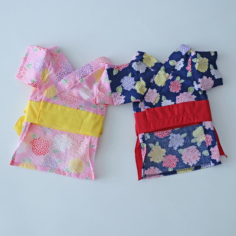 リップルあじさいワンタッチ浴衣 | 犬服通販ドッグピース