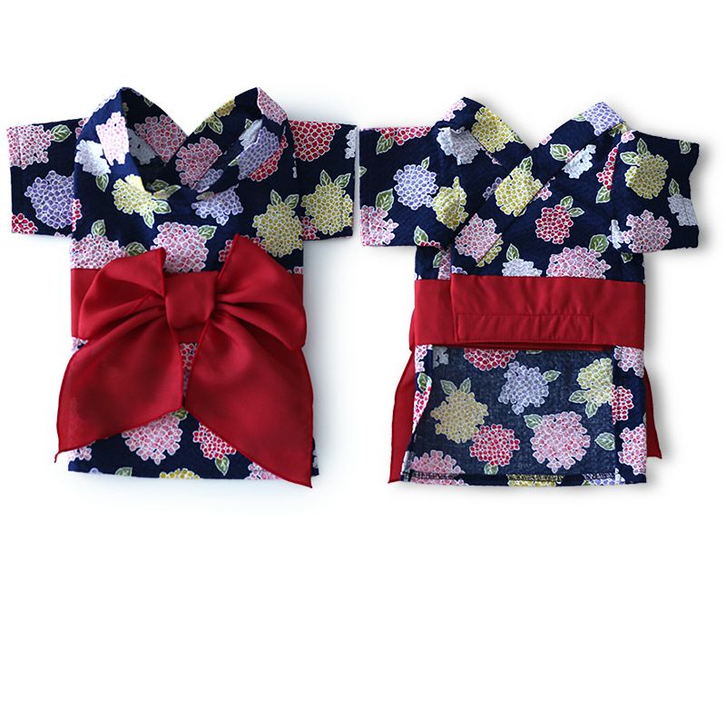 リップルあじさいワンタッチ浴衣 | 犬服通販ドッグピース