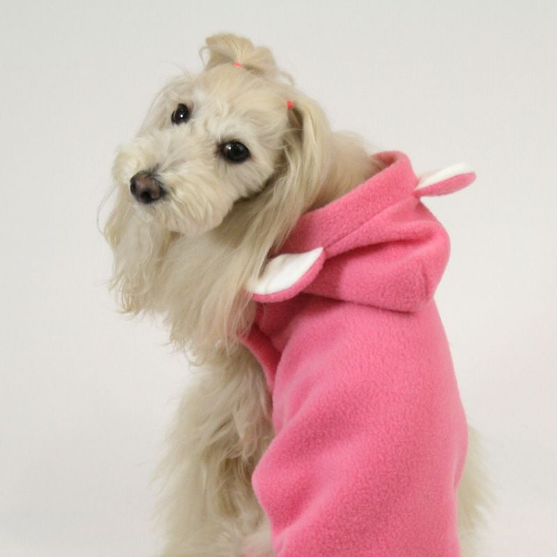 カット版・小型犬服型紙】 くまみみパーカー | 犬服通販ドッグピース