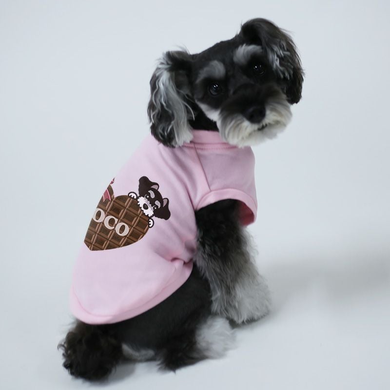 お名前プリント］ウィードッグス！ハートチョコベスト | 犬服通販