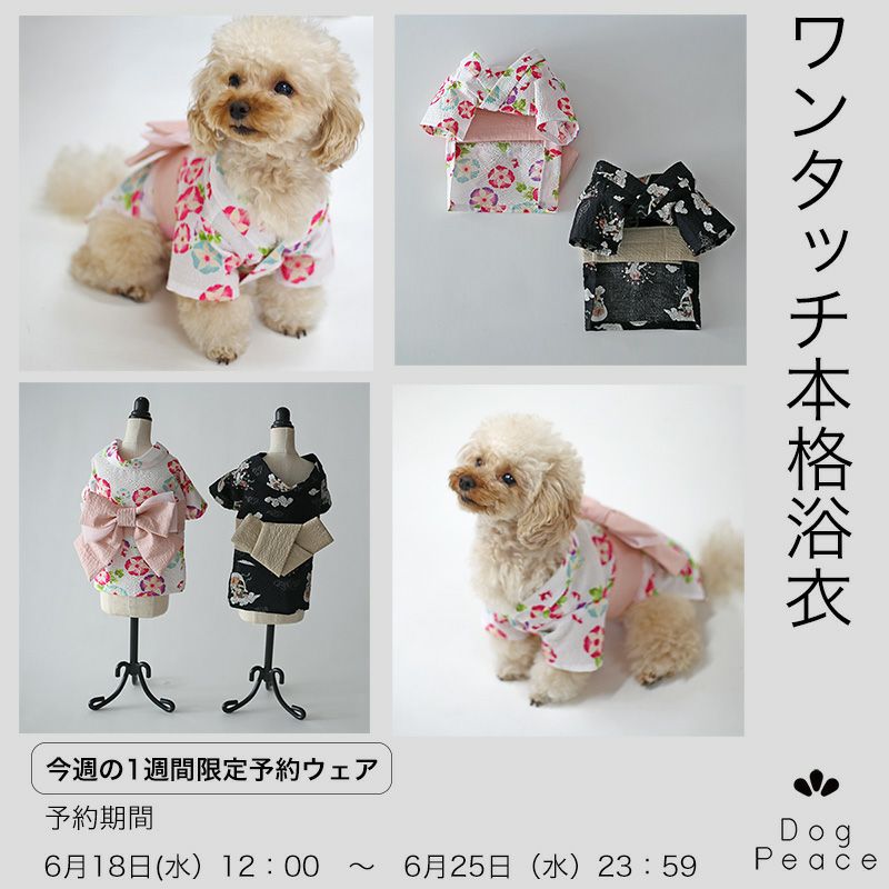 1週間限定予約名入れアイテム | 犬服通販ドッグピース