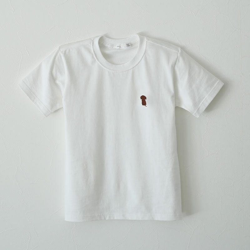 ワンポイント刺繍・オーナーズ日本製極みTシャツ（バックシルエット