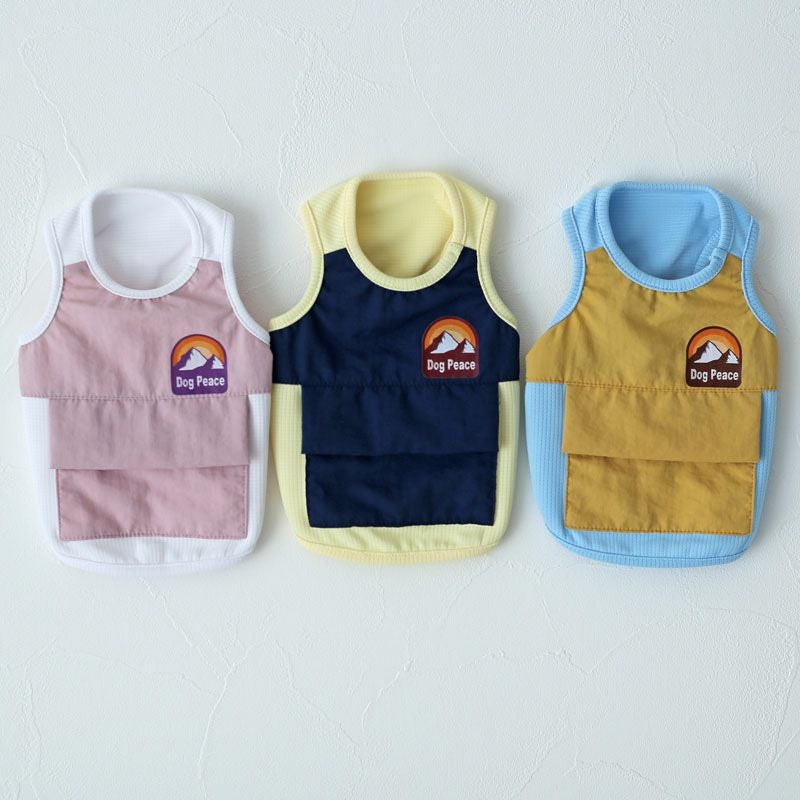 保冷剤ポケット付きヴェリークールマウンテンタンクトップ | 犬服通販