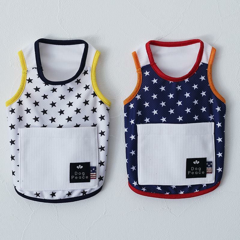 保冷剤ポケット付きヴェリークールスタータンクトップ | 犬服通販