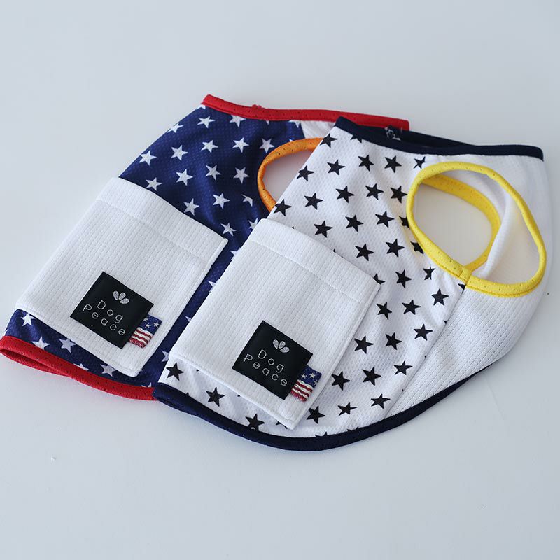 保冷剤ポケット付きヴェリークールスタータンクトップ | 犬服通販