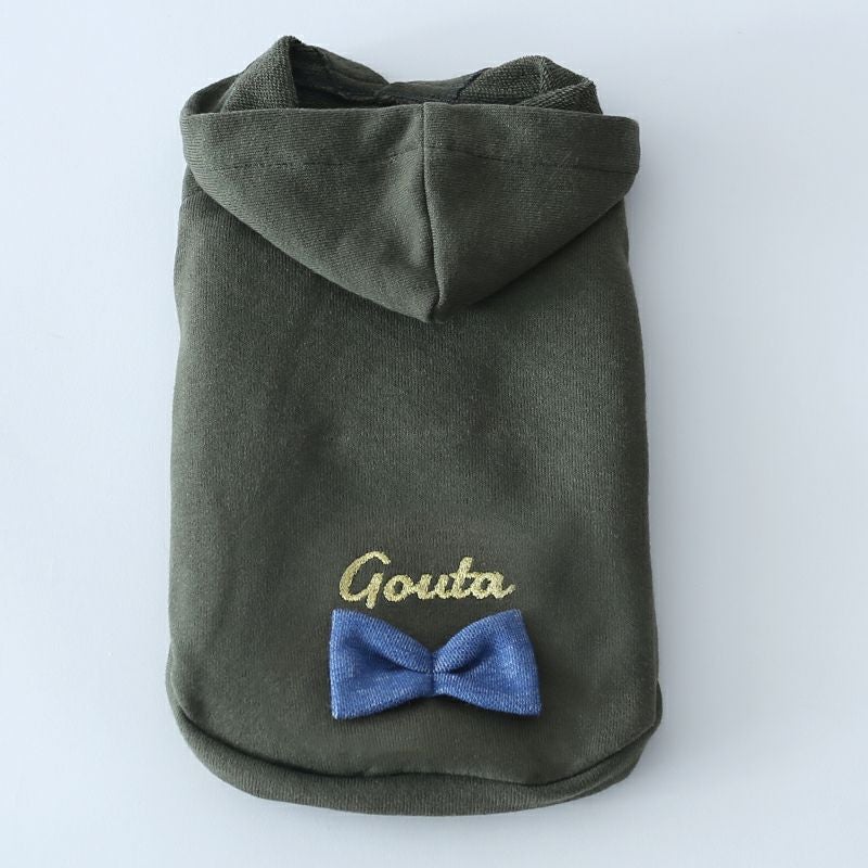 お名前刺繍］エブリデイ・リボンパーカー | 犬服通販ドッグピース