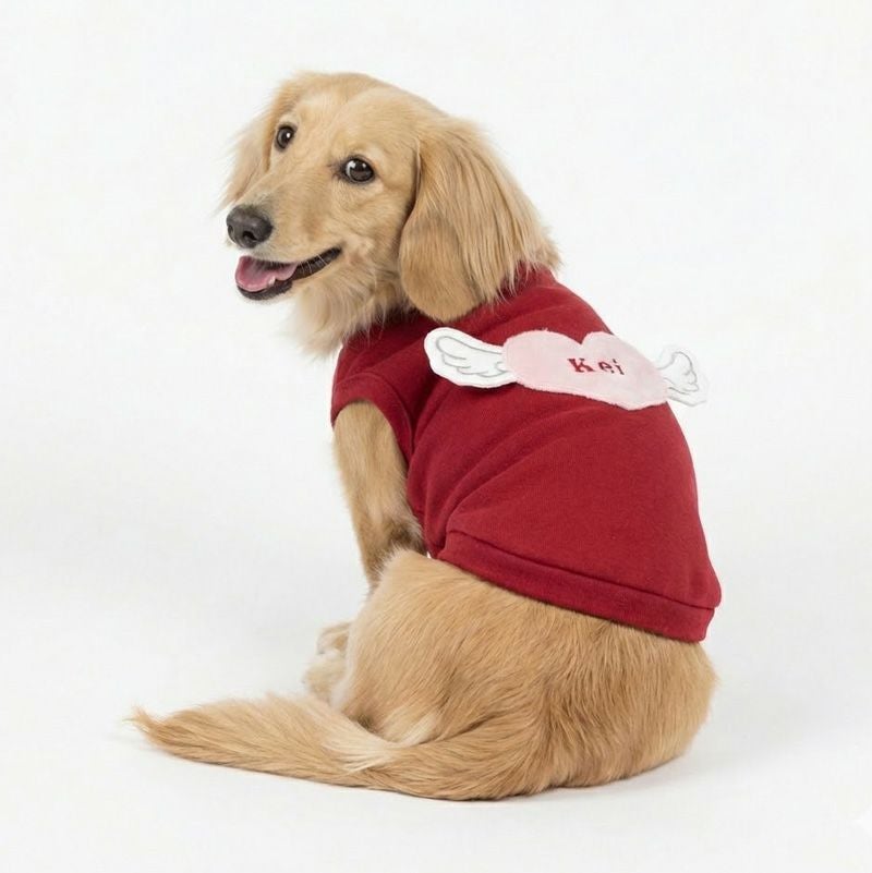 お名前刺繍］エンジェルハートベスト | 犬服通販ドッグピース