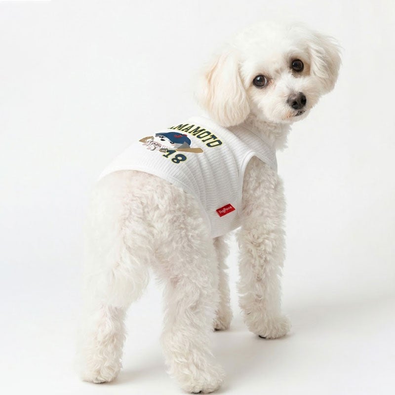 お名前プリント］ベースボールJAPANぬいぐるみドッグ・ヴェリークール