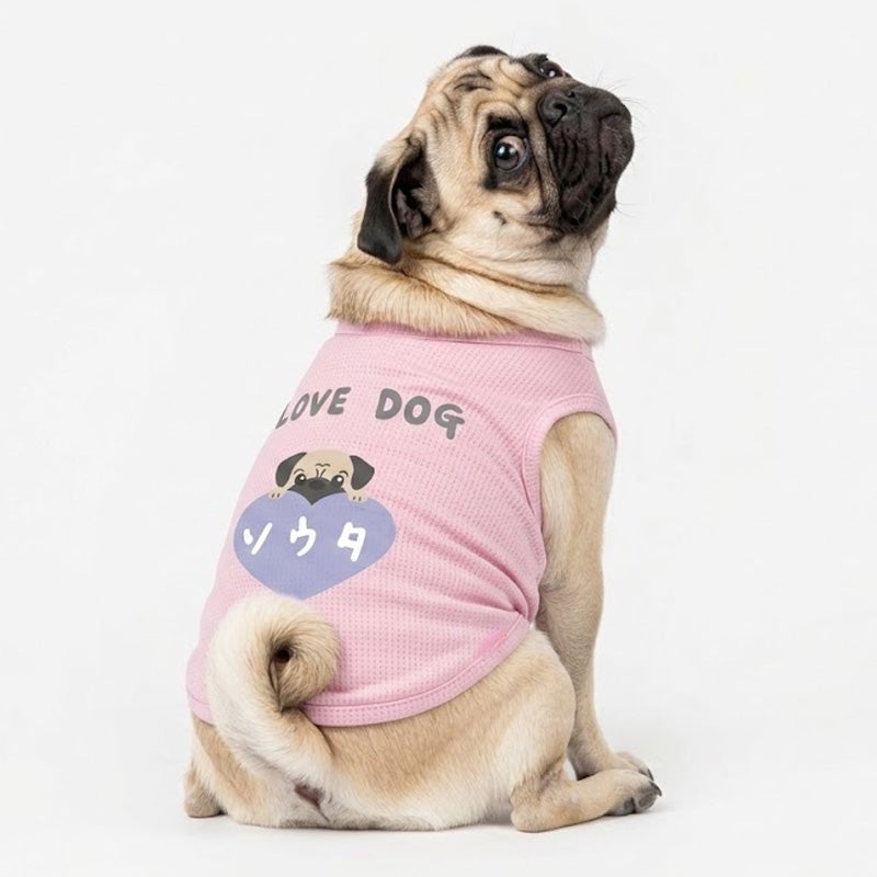お名前プリント]ラブドッグ・ヴェリークールタンクトップ | 犬服通販