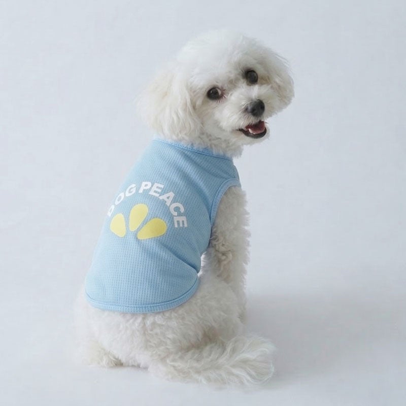 Dog Peaceパステルロゴ・ヴェリークールタンクトップ | 犬服通販ドッグ