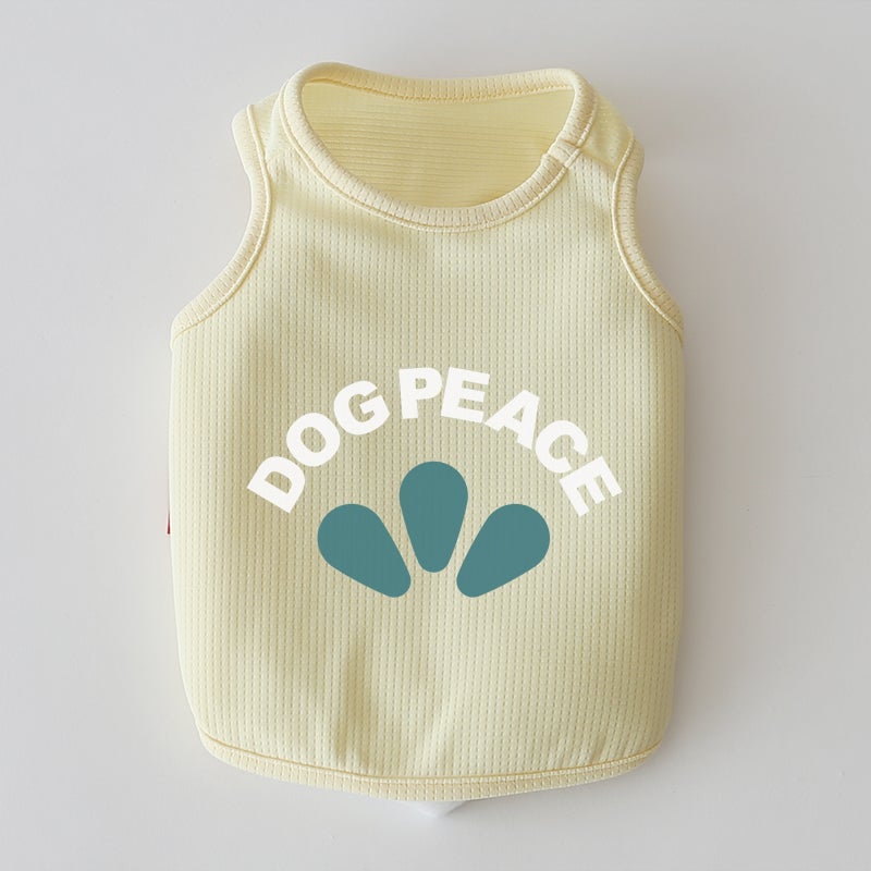 Dog Peaceパステルロゴ・ヴェリークールタンクトップ | 犬服通販ドッグ
