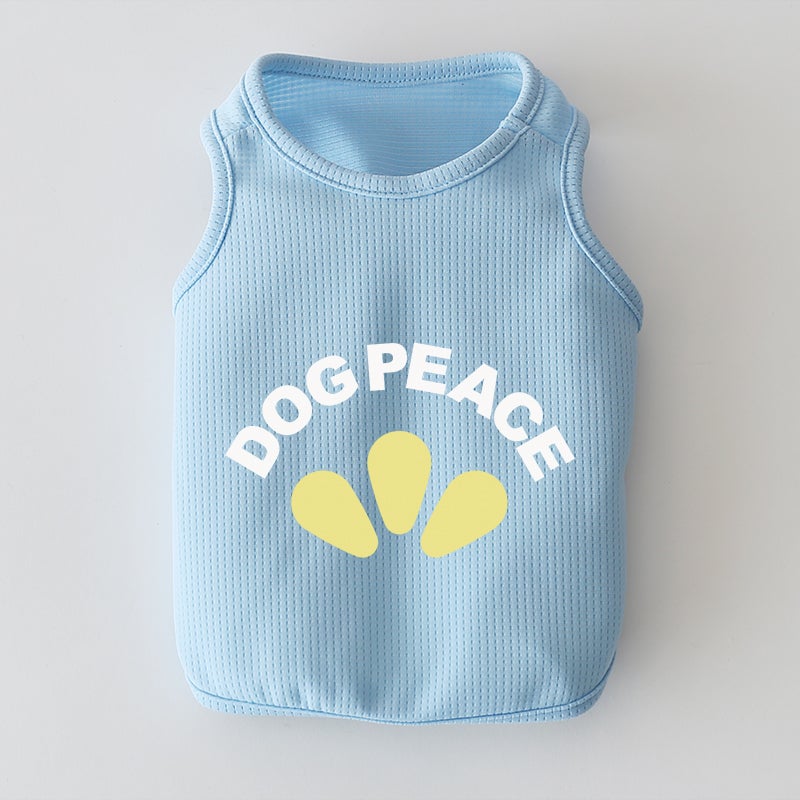 Dog Peaceパステルロゴ・ヴェリークールタンクトップ | 犬服通販ドッグ