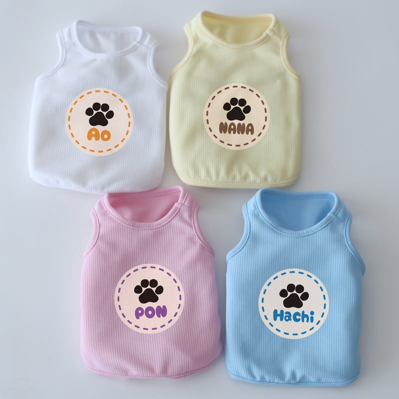 お名前プリント] PAWサークル・ヴェリークールタンクトップ | 犬服通販