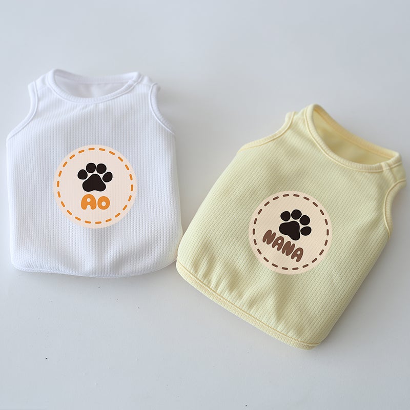 お名前プリント] PAWサークル・ヴェリークールタンクトップ | 犬服通販