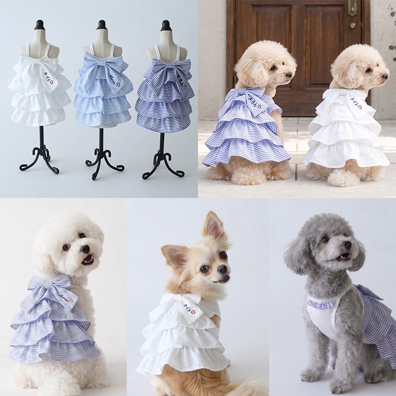 お名前刺繍］ティアードサマーKOKAGEチュニック | 犬服通販ドッグピース