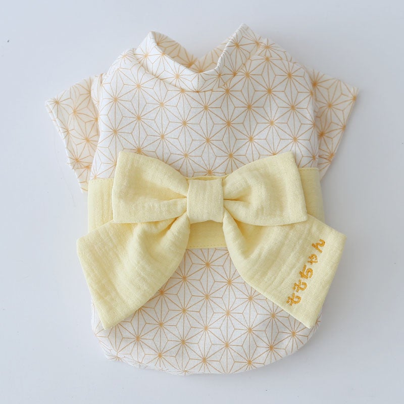 お名前刺繍］すぽっと着れるあさの葉かんたん浴衣シャツ | 犬服通販
