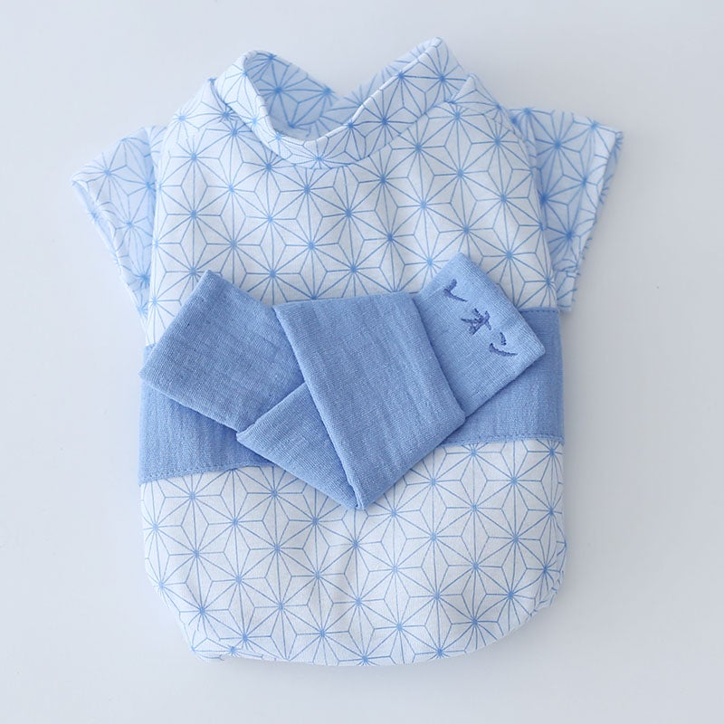 お名前刺繍］すぽっと着れるあさの葉かんたん浴衣シャツ | 犬服通販