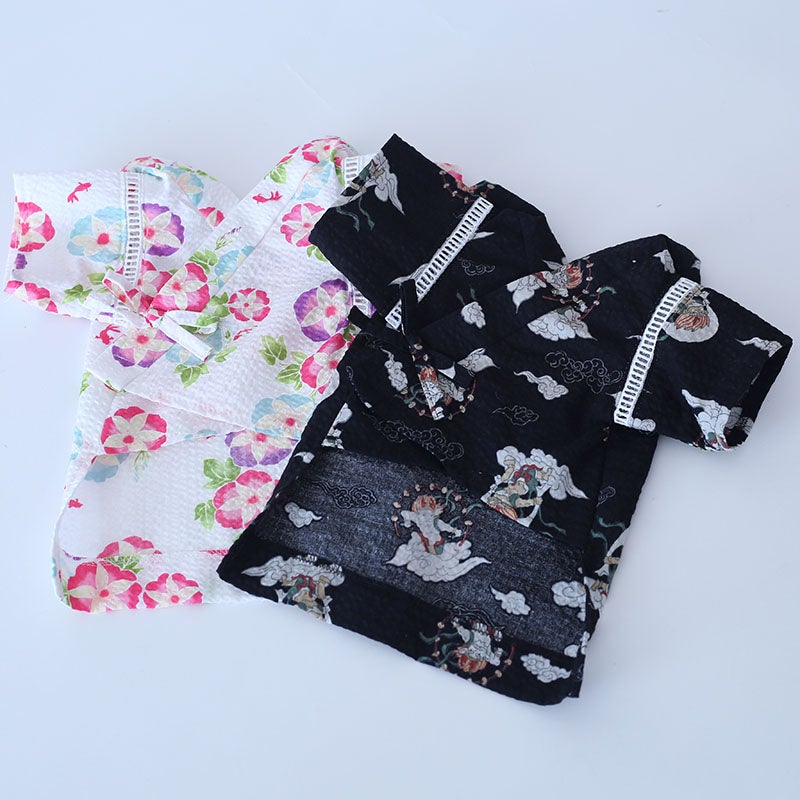 リップル和柄ワンタッチ甚平 | 犬服通販ドッグピース