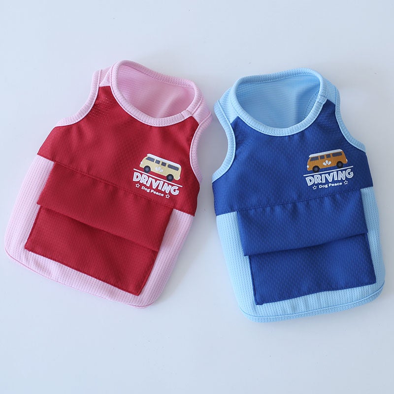 保冷剤ポケット付き・ヴェリークール×クールMAXドビー・タンクトップ