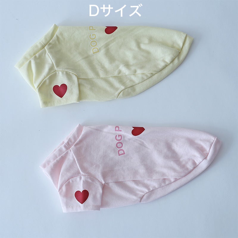 DOG PEACE・ハートロングTシャツ | 犬服通販ドッグピース