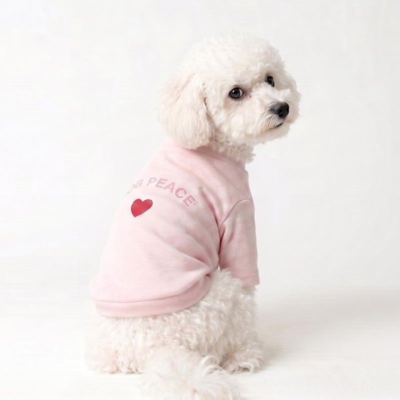DOG PEACE・ハートロングTシャツ | 犬服通販ドッグピース