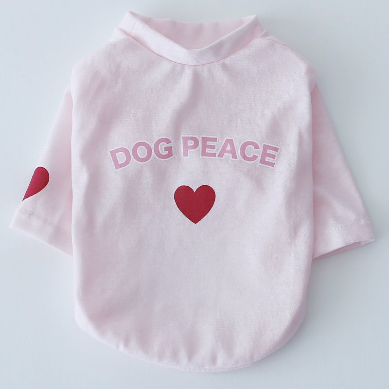 DOG PEACE・ハートロングTシャツ | 犬服通販ドッグピース