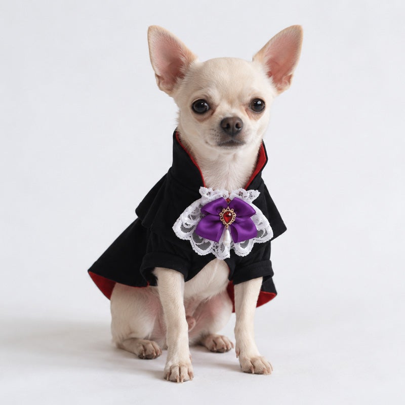 ハロウィン・ヴァンパイアスリーブマント | 犬服通販ドッグピース